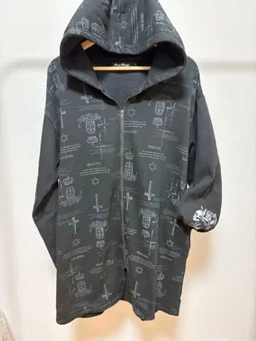 Sexpot Revenge 후드티 롱 스컬 올 패턴 아우터