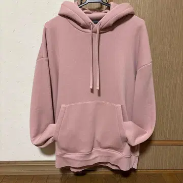 ZARA XL 핑크 후드 부착 후드티