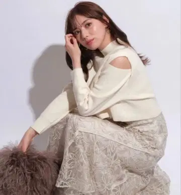 마이 스트라다 마로우 레이스 스커트