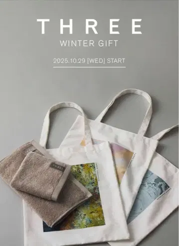 THREE 오리지널 토트백&타월 세트