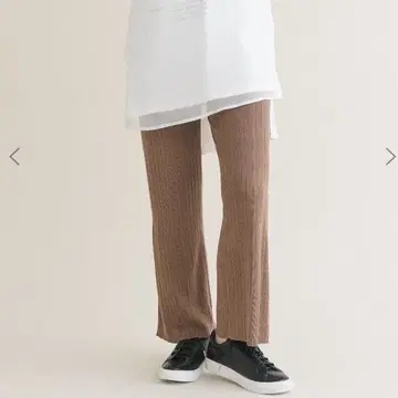 [ 새상품급 ] 캐서린로스 와이드 팬츠 니트 베이지 가을 컬러