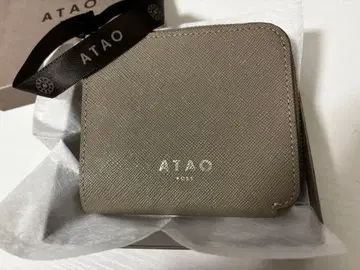 ATAO 샌드 베이지 미니 지갑 박스 포함