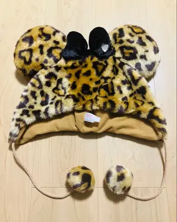 디즈니 미니 팬캡 레오파드 무늬