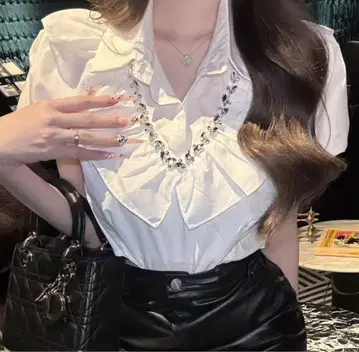 크롭 프릴 셔츠 KR10291 Kerry