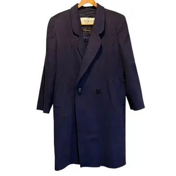 남성용 리겔 체스터 코트 코트 더블 브레스트 모 캐시미어 다크 네이비 M