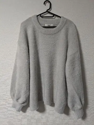 라이트 그레이 니트 스웨터 S 사이즈