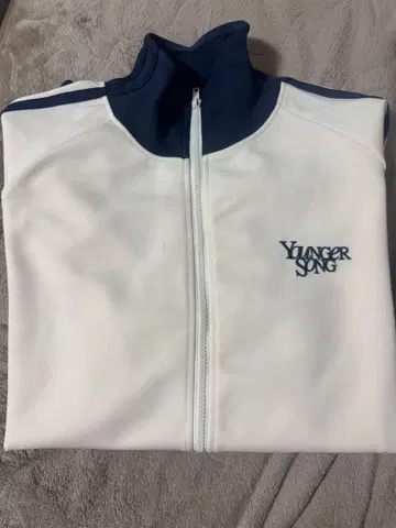Younger Song 집업 자켓 화이트/네이비