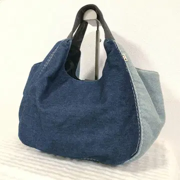 CAMPER 캠퍼 발데모사 데님 핸드백 패치워크