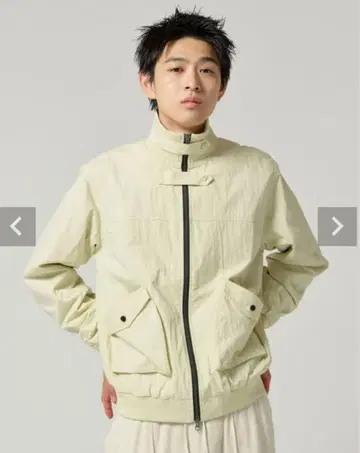 스탠드넥 더블 지퍼 블루종 TINA: JOJUN 크림