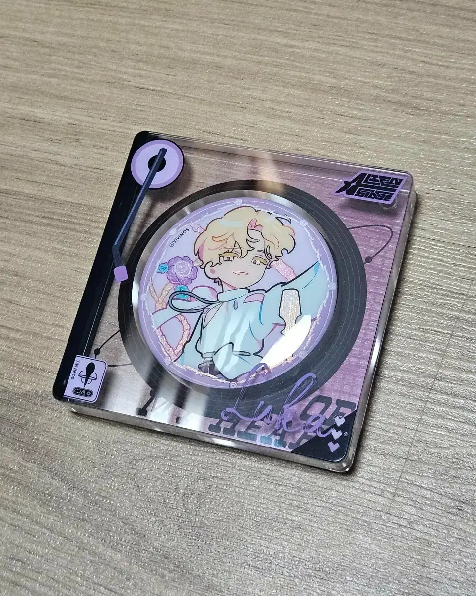 Astellas Lew Official New Year SD Acrylic Block Badge sell