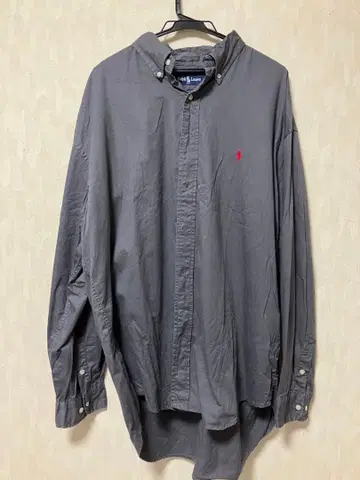 피케 셔츠 그레이 오버 사이즈