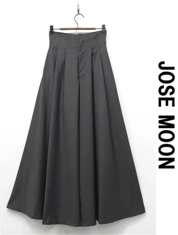 W187/새상품급 JOSE MOON 와이드 팬츠 하이웨스트 스트레치