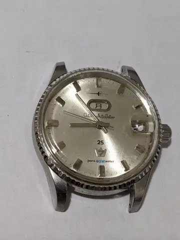 시티즌 오토 데이터 25석 자동 시계 빈티지 시계 파라 워터