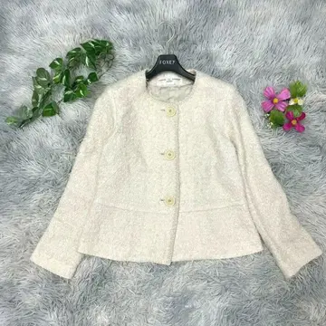 [ GIANNI LO GIUDICE ] 아이보리 노카라 자켓 (36)