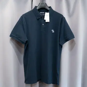 [ 미사용 ] 아바클로 피케 셔츠 M 네이비