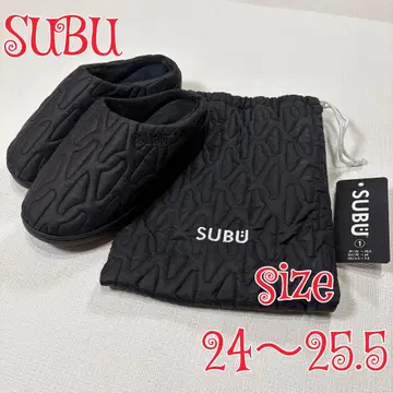 새상품 SUBU OUTLINE 겨울 샌들 블랙 24.0~25.5cm