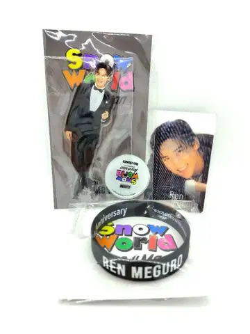 SnowMan 메구로 렌 Snow World 아크릴 스탠드 외 3점 세트