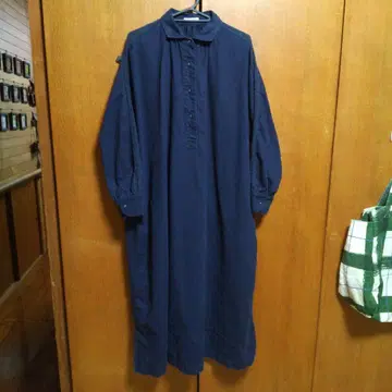 nop de nod 네이비 원피스 긴팔