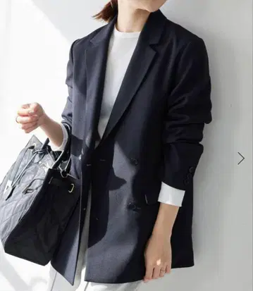 SLOBE IENA / 워셔블 트윌 더블 자켓