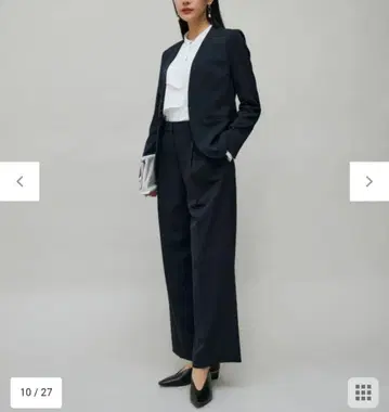 icb [ 신색 추가 방주름 속건성 워셔블 ] Fied 와이드 팬츠