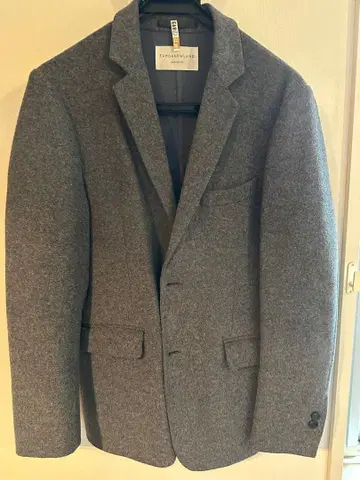 Tommorowland 그레이 100% 울 테일러드 자켓