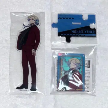 블루 록 아크릴 스탠드 노블 아트 카이저 2점