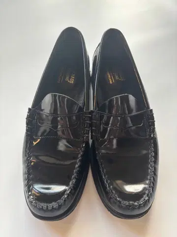 G.H.Bass WEEjuns 별주 에나멜 가죽 로퍼 41