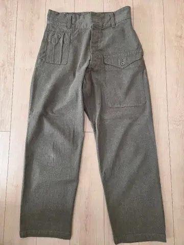 WAIPER 영국군 1950's 그린 데님 바이오 워시 L