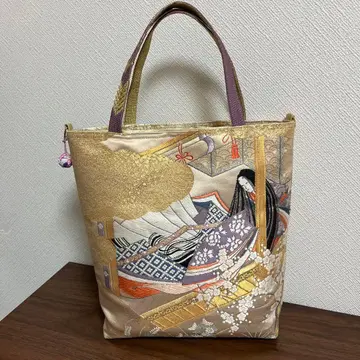 오비 리메이크 토트백 십이단 옷 공주 원단 종료