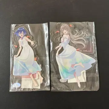 하얀 모래의 아쿠아토프 아크릴 스탠드