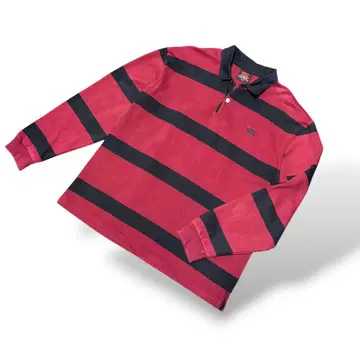 Canterbury 캔터베리 두꺼운 자수 로고 라거 셔츠 XL 보더