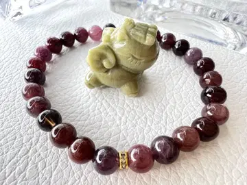 아름다운 스피넬 팔찌 약 6.6mm