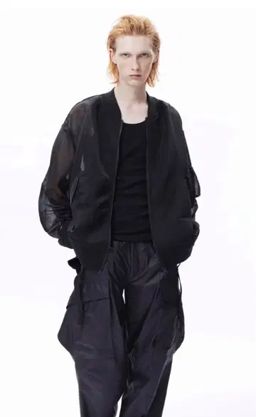 ATTACHMENT AB21-237 PE 스무스 MA-1 시스루 자켓