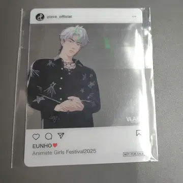 AGF2025 PLAVE 우노 클리어 포토 카드