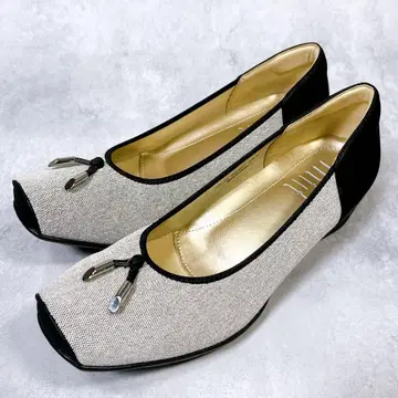 새상품 미사용 [핏핏] 발수 발레 펌프스 (24.5) 바이컬러