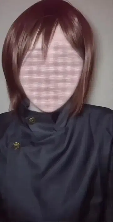 주술회전 이에이리 쇼코 고전 코스프레 의상 가발