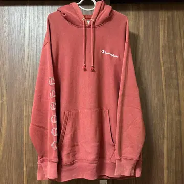 Champion 리버스 위브 후드티 복각 파랑 택