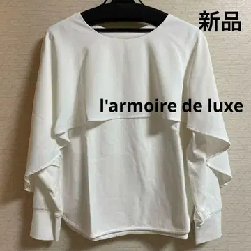 [ 새상품 ] l'armoire de luxe 케이프 디자인 블라우스