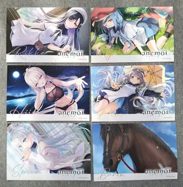 anemoi 엽서 전 6종 세트 낱개 판매 가능