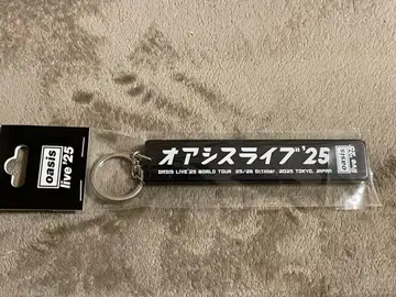 [ 새상품 ] oasis live '25 아크릴 키링 블랙