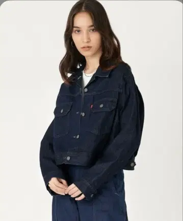 새상품 Levi'sWELLTHREADWILDER FLOWER 데님 자켓