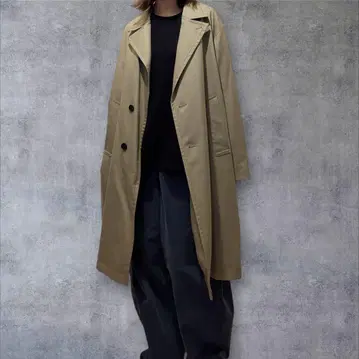[ 미사용 새상품 ] PLST 롱 코트 트렌치코트 플라스테