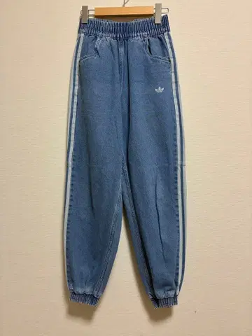 adidas 데님 블루 조거 팬츠