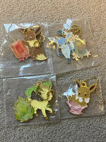 포켓몬 제일복권 크리스탈 드롭스 메탈참 이브이 키링