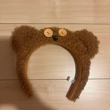 곰 귀 머리띠 브라운