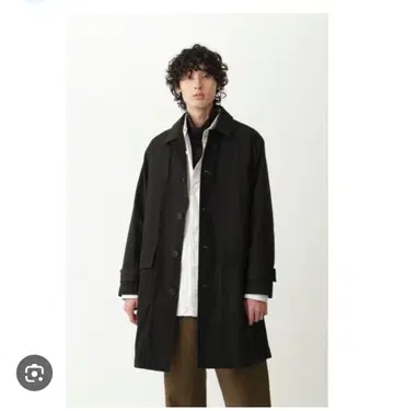 MHL. PROOFED COTTON NYLON TWILL COAT