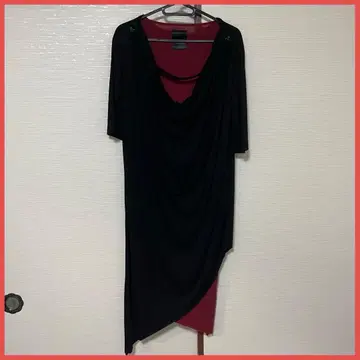 MIDAS 드레이프 레이어드 롱T셔츠(티셔츠) 미다스