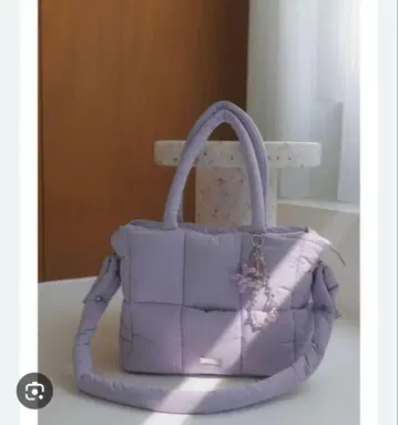 [ 요시다 아카리 ] 마쉬멜로우 토트백 ( 퍼플 F ) 미사용