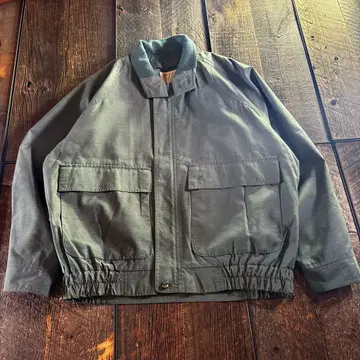 구제 의류 A2 플라이트 자켓 짧은 봄버 자켓 그린 라이너 포함 M