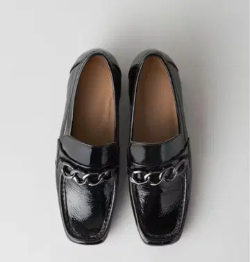 ODETTE E ODILE 체인 EML 로퍼 플랫 25cm